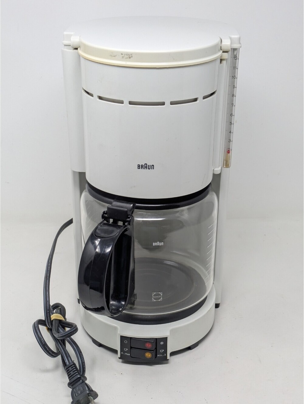 Vintage Braun Aromaster Type White 4077 12 Cup Coffee Maker-Tested